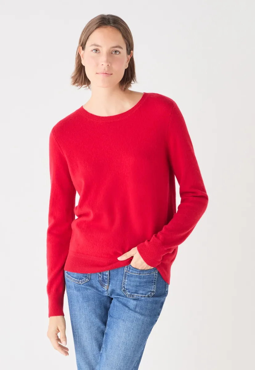 Strickpullover - rouge