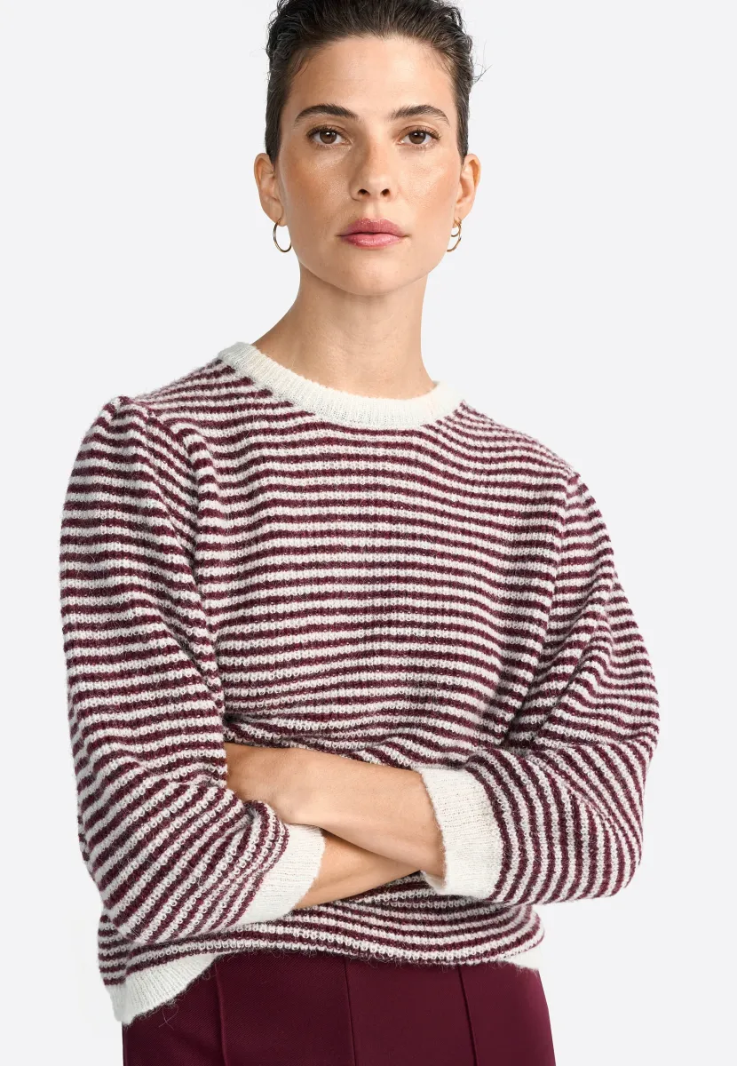 Strickpullover - ruby glow