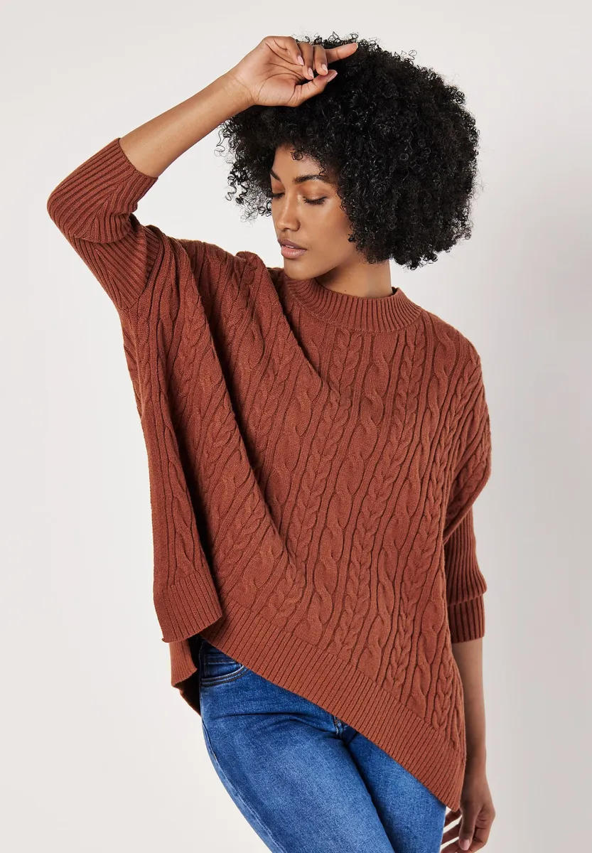 Strickpullover - rust