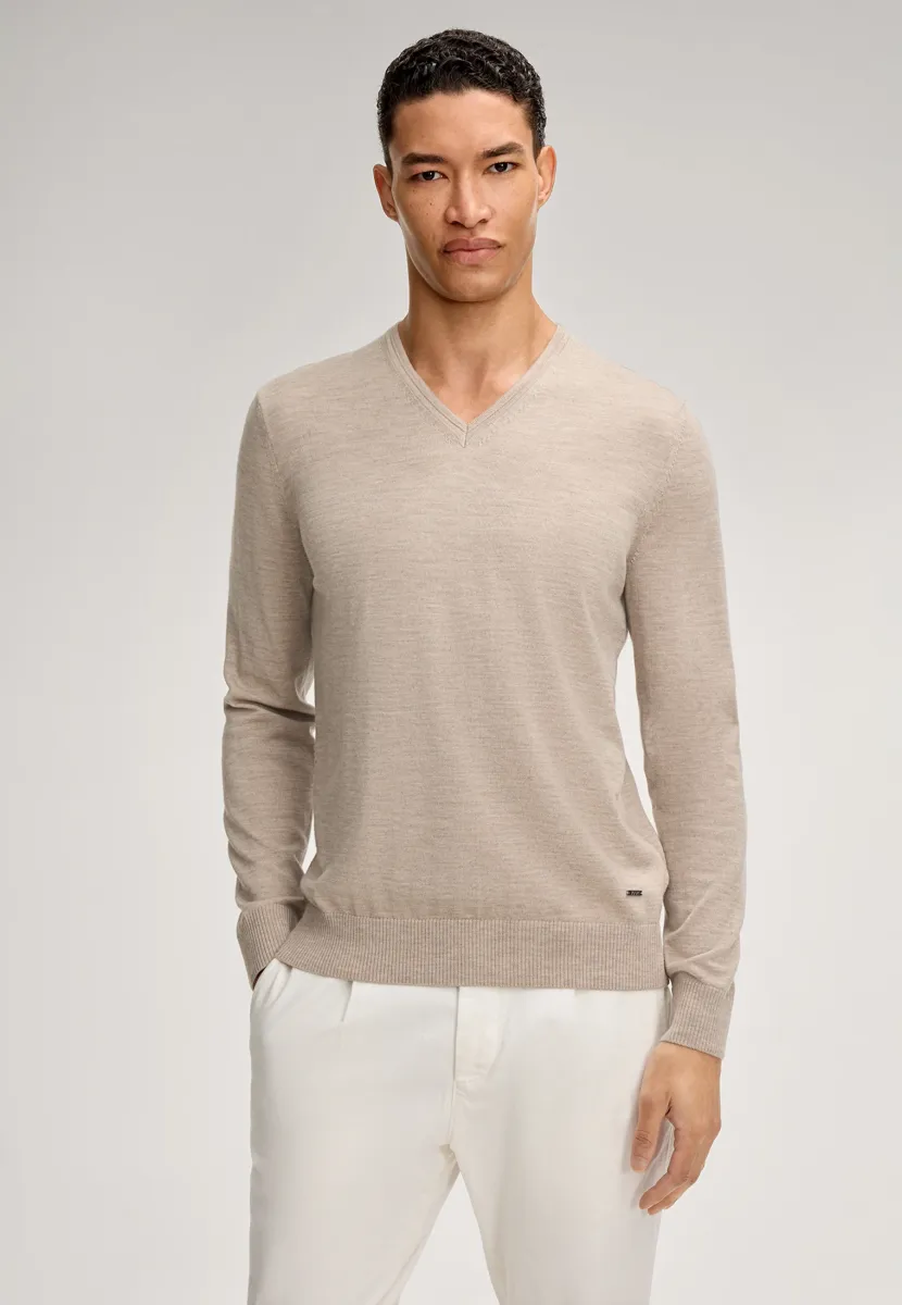 Strickpullover - sand