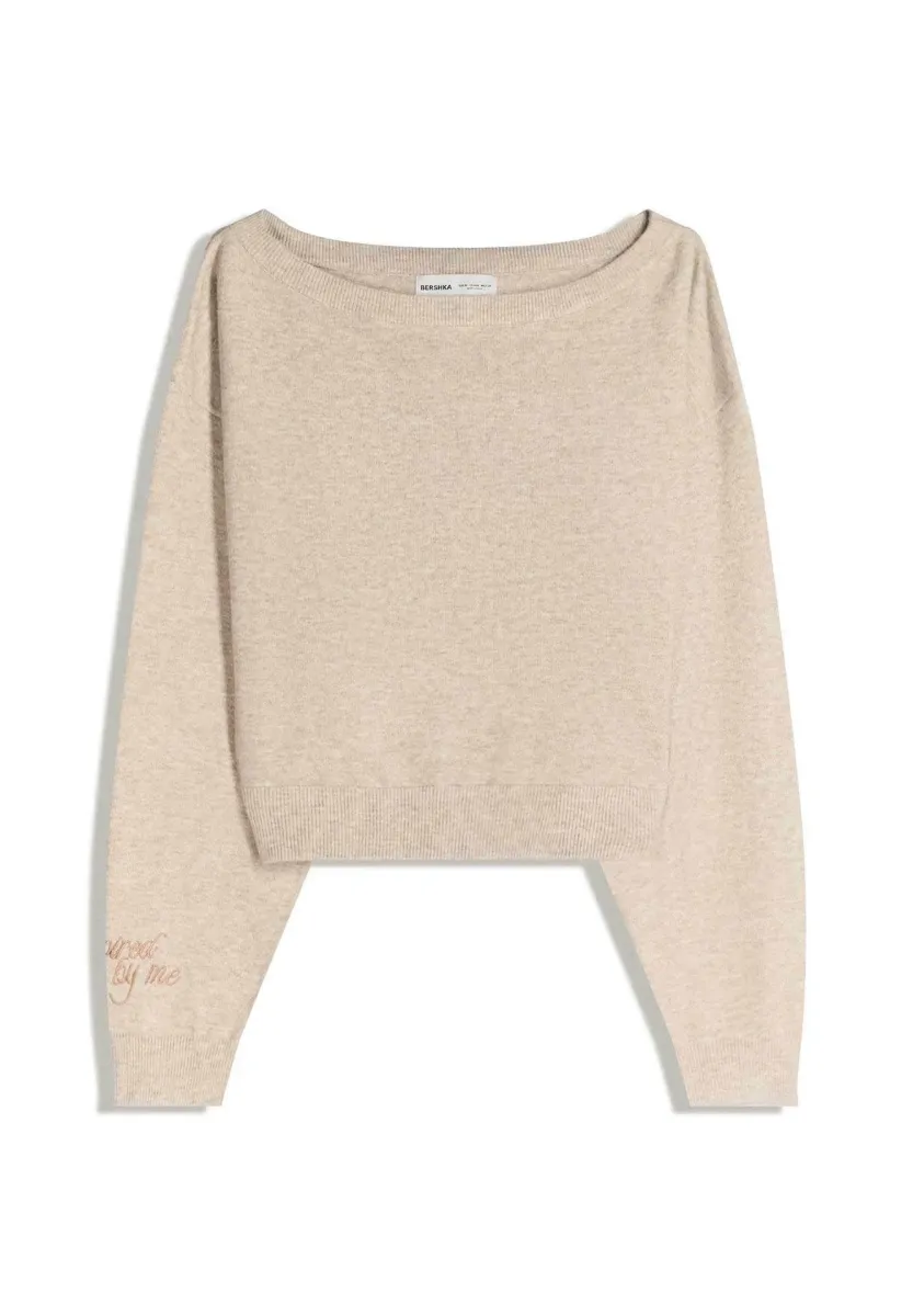 Strickpullover - sand
