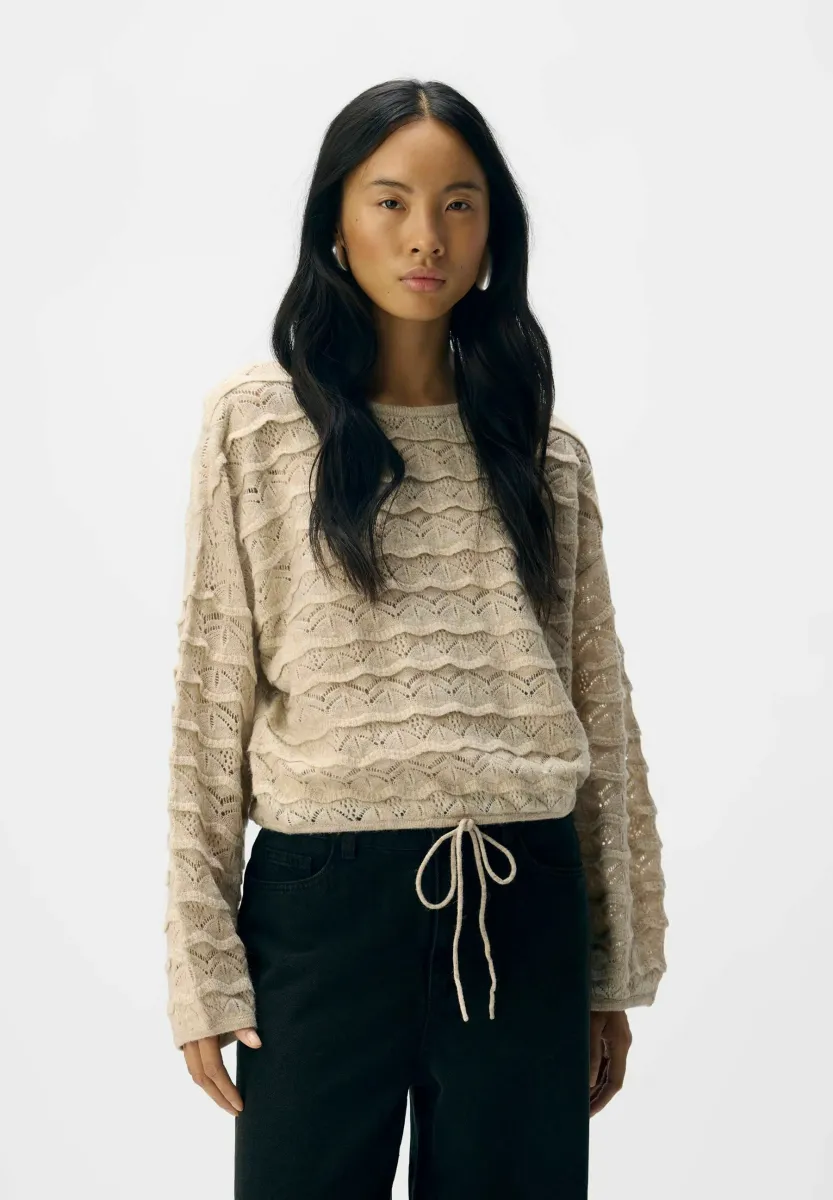 Strickpullover - sandshell