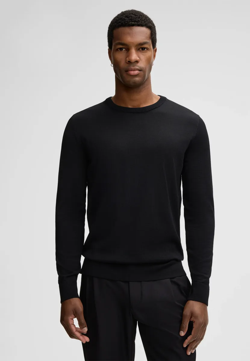 Strickpullover - schwarz