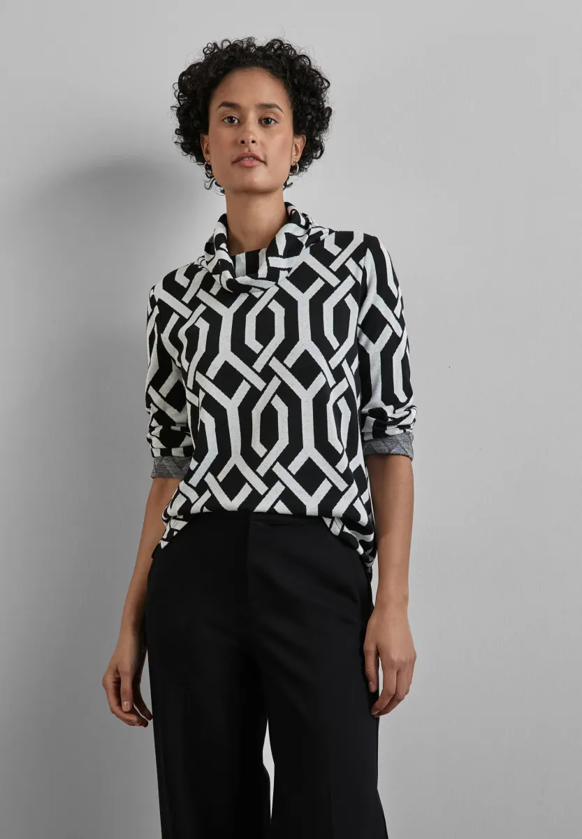 Strickpullover - schwarz