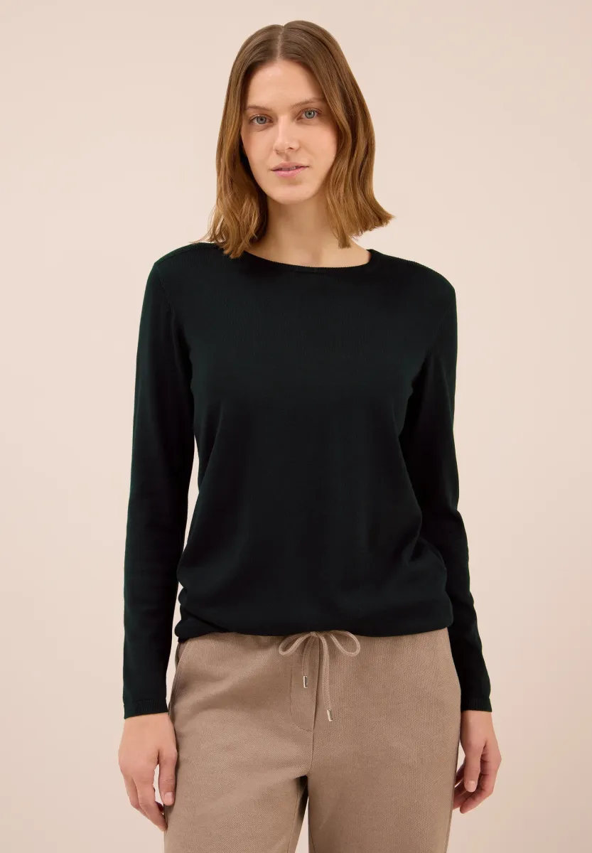 Strickpullover - schwarz