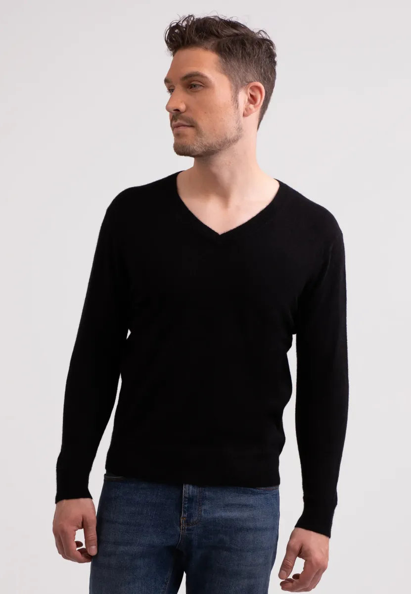 Strickpullover - schwarz