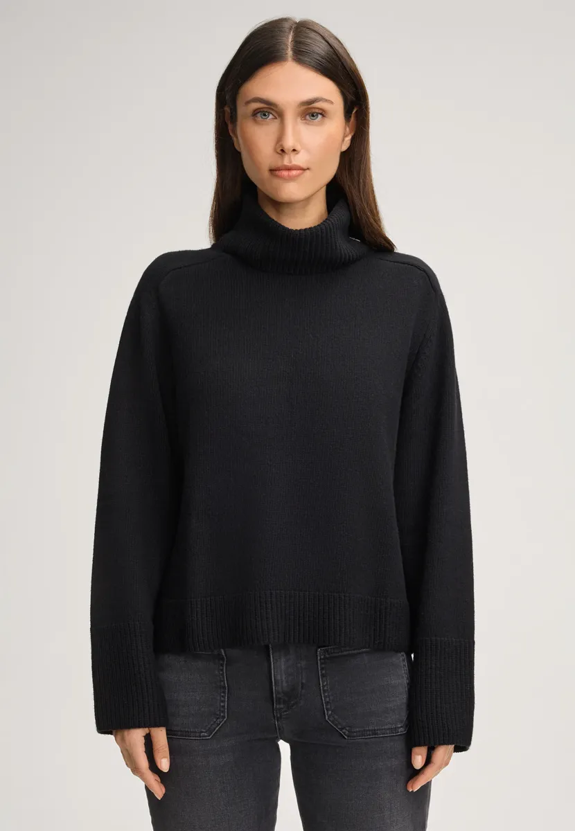 Strickpullover - schwarz