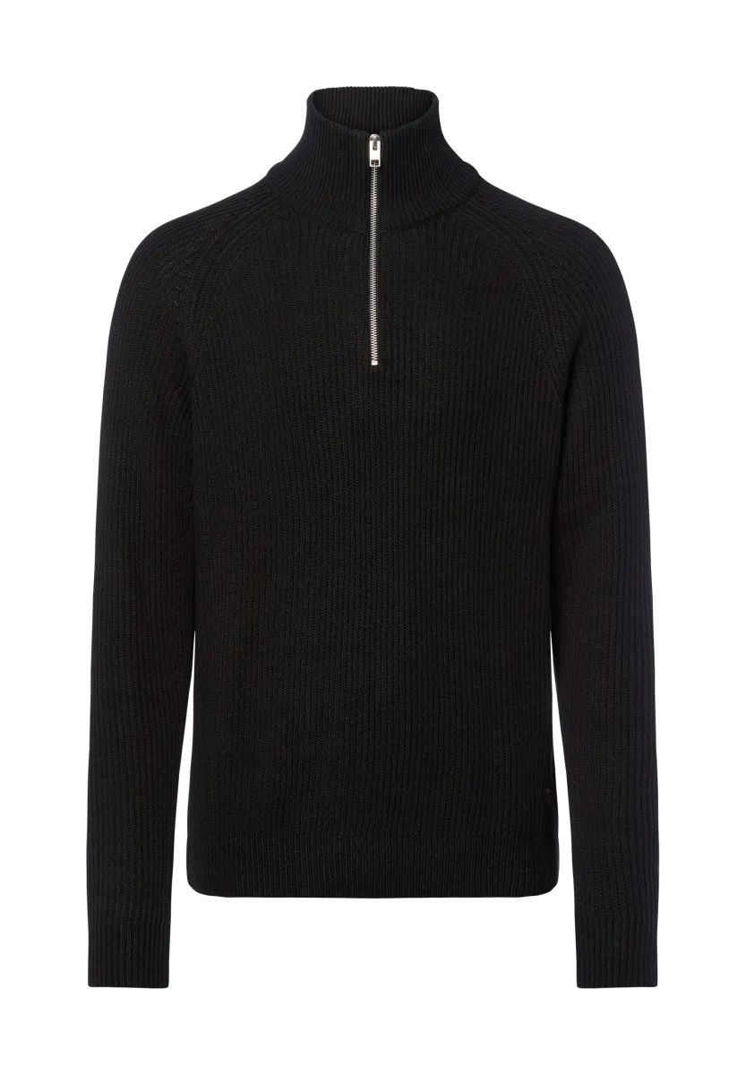 Strickpullover - schwarz