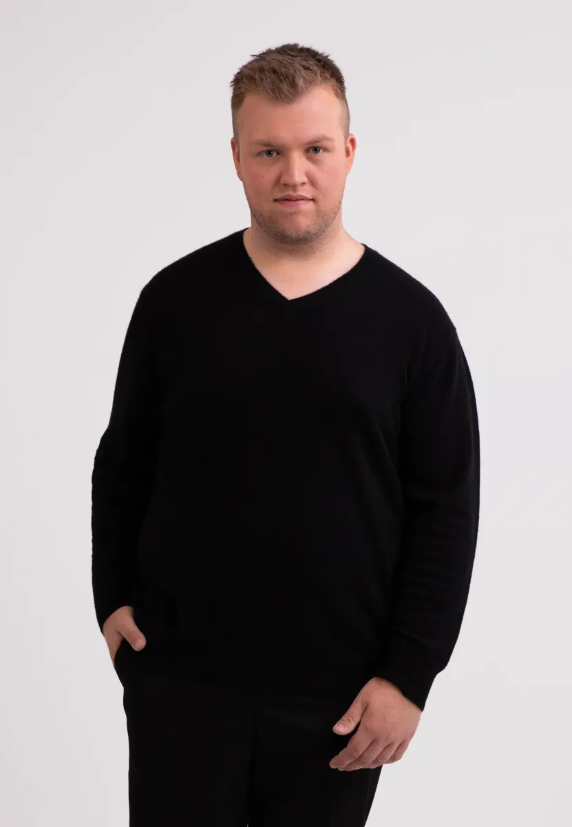 Strickpullover - schwarz