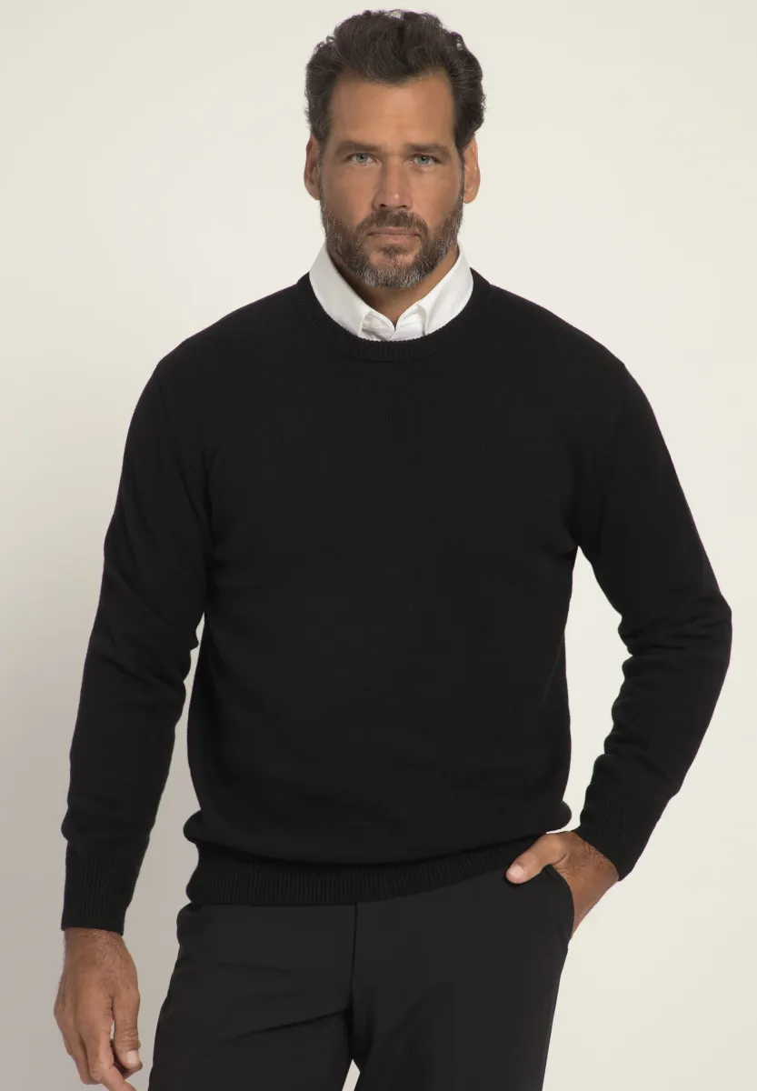 Strickpullover - schwarz