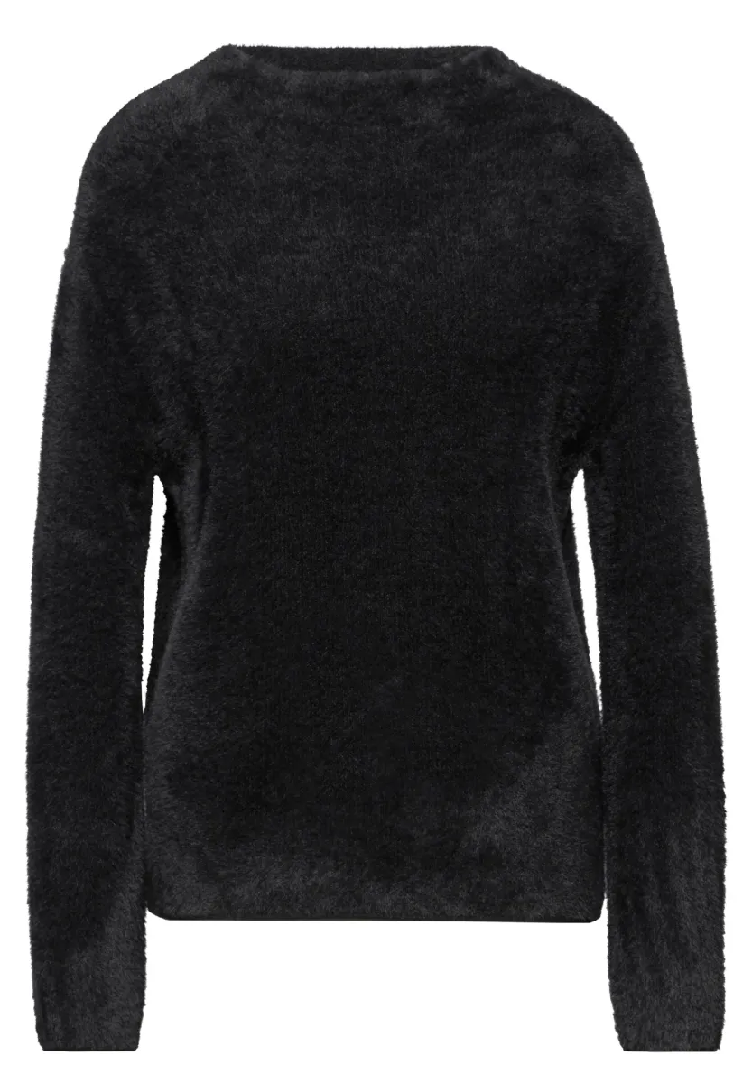 Strickpullover - schwarz