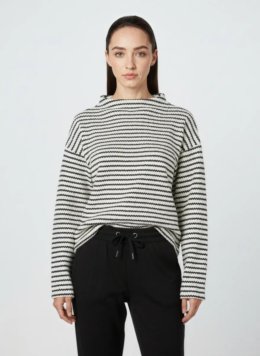 Strickpullover - schwarz