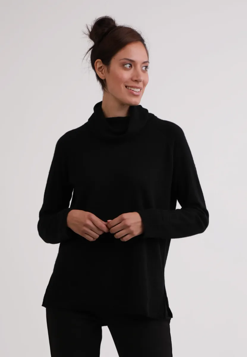Strickpullover - schwarz
