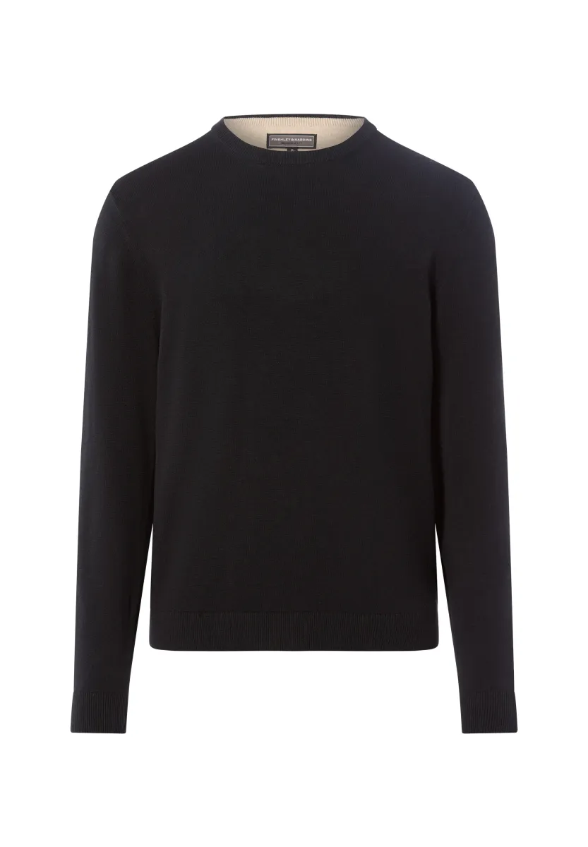 Strickpullover - schwarz