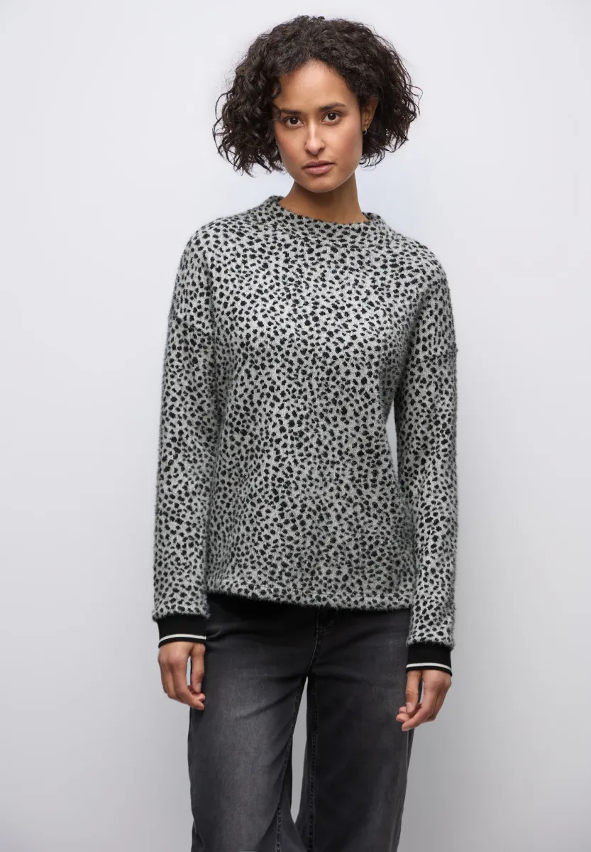 Strickpullover - schwarz