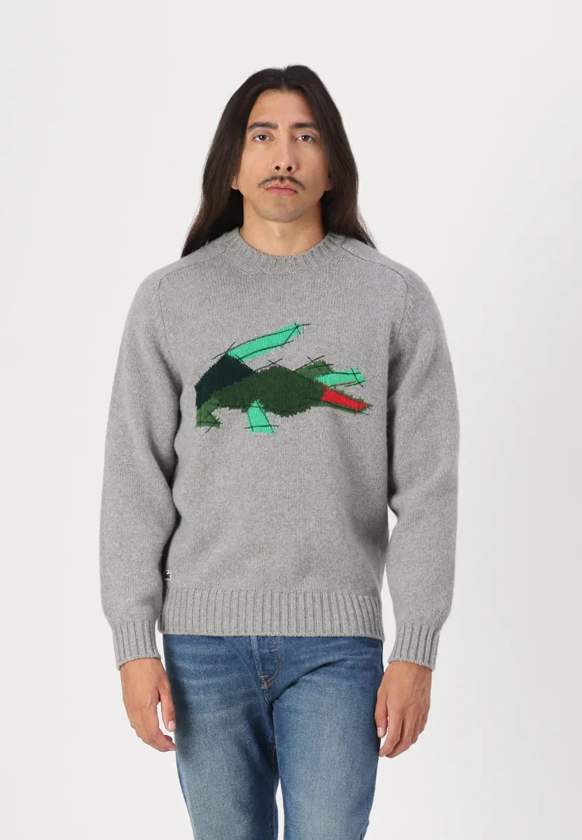 Strickpullover - silver chine