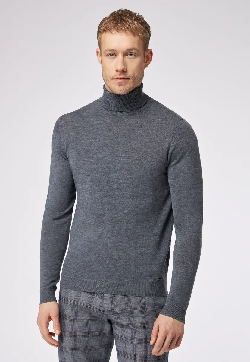 Strickpullover - silver