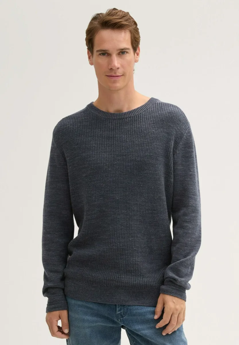 Strickpullover - stormy blue spacedye