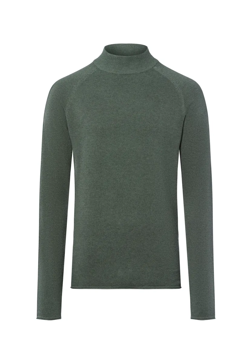 Strickpullover - tanne