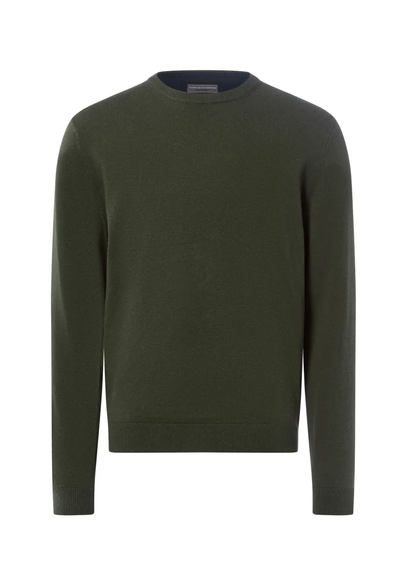 Strickpullover - tanne