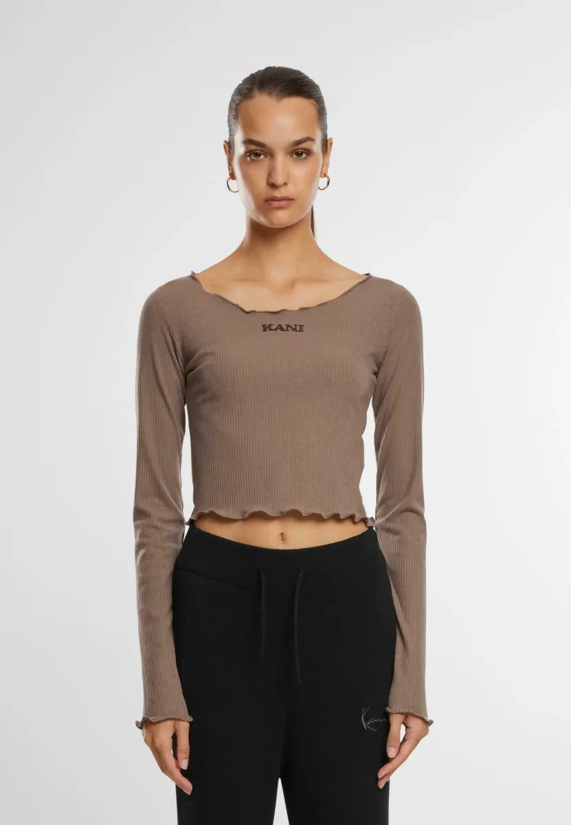 Strickpullover - taupe