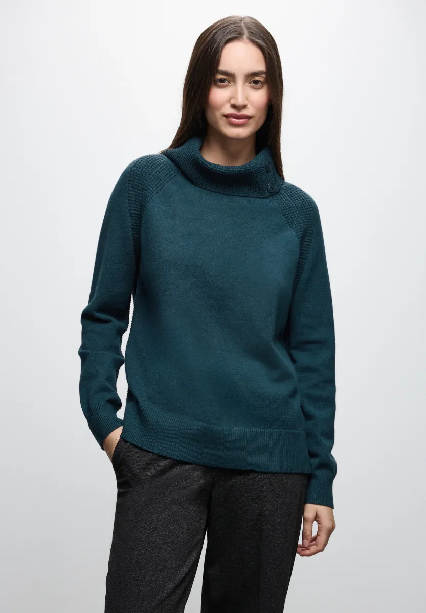 Strickpullover - türkis