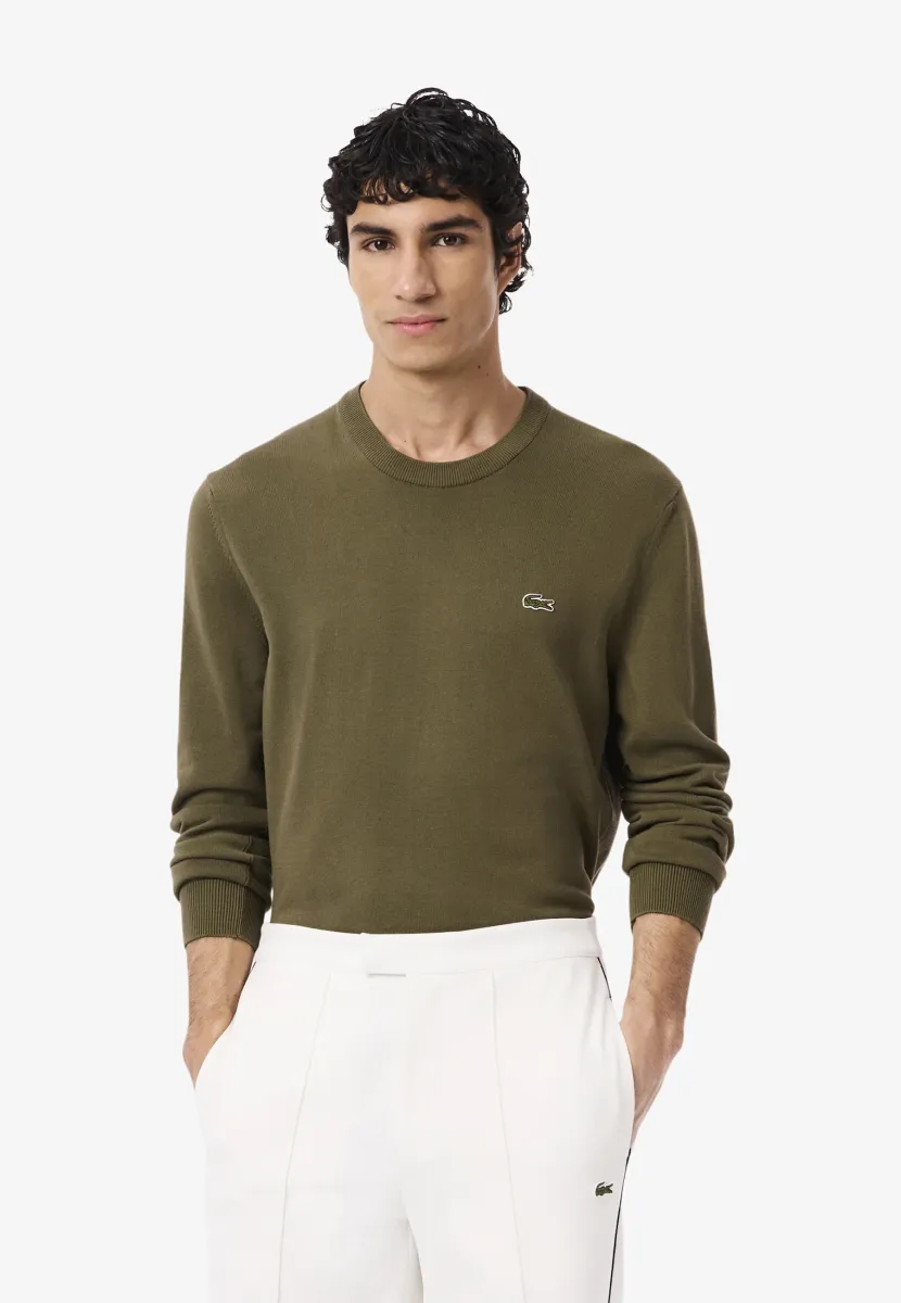 Strickpullover - vert kaki ef