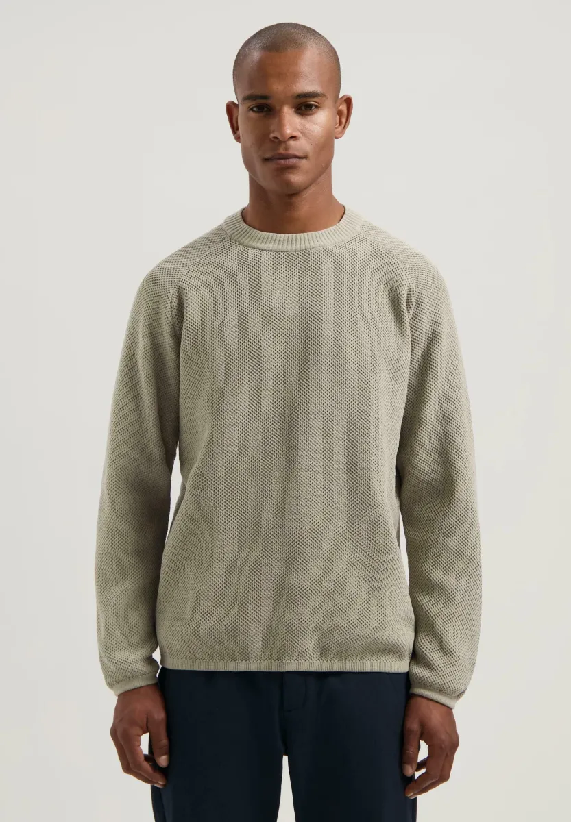 Strickpullover - vintage khaki