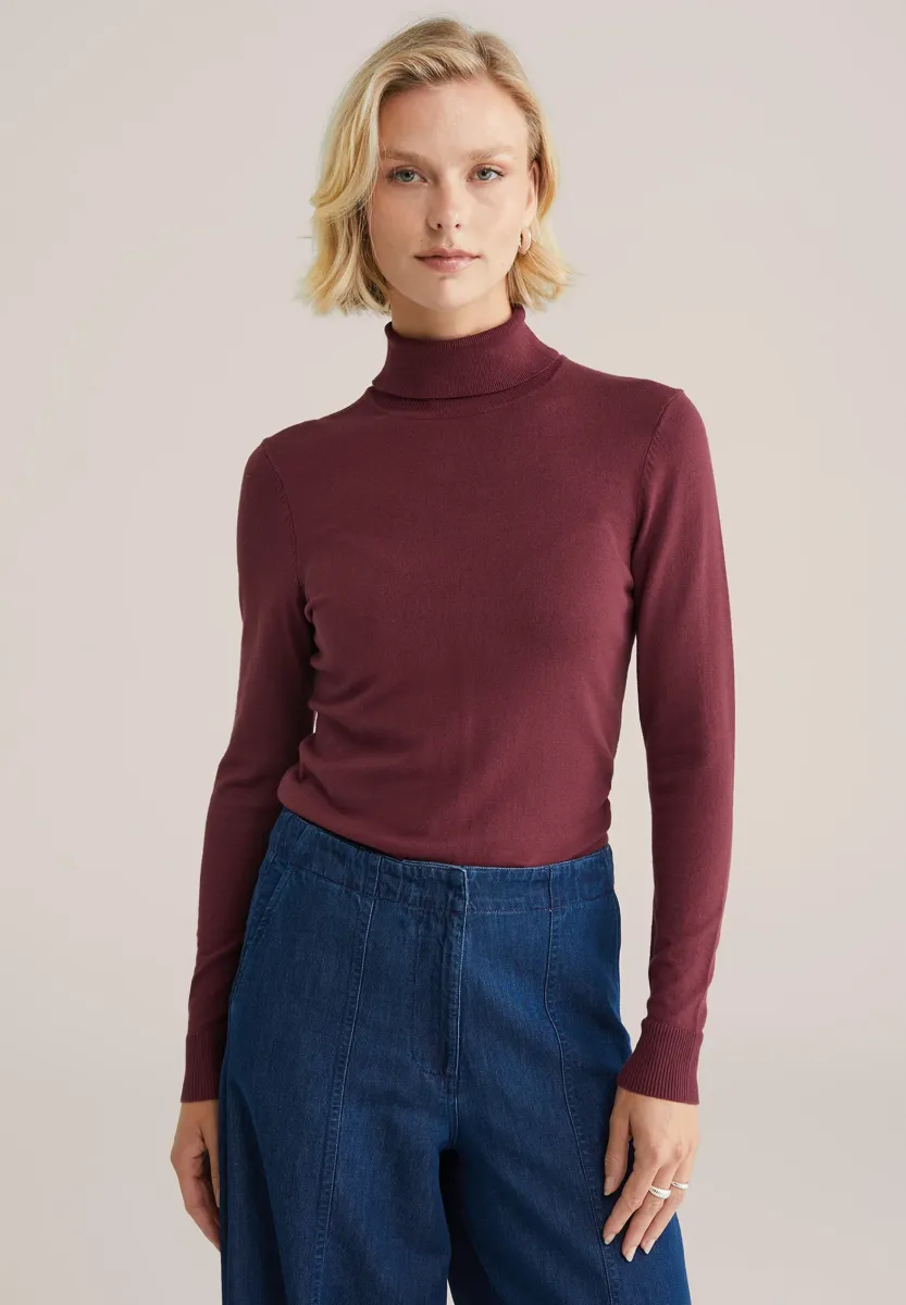 Strickpullover - vintage red