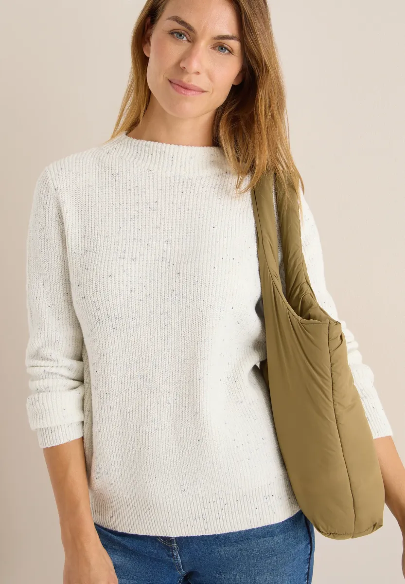 Strickpullover - weiß