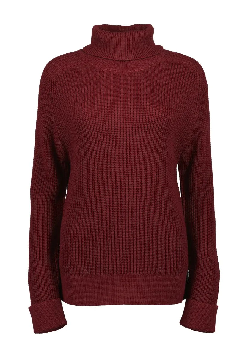 Strickpullover - wein
