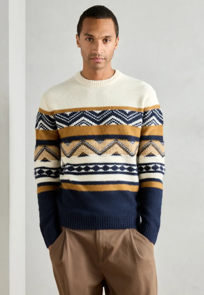 Strickpullover - white asparagus