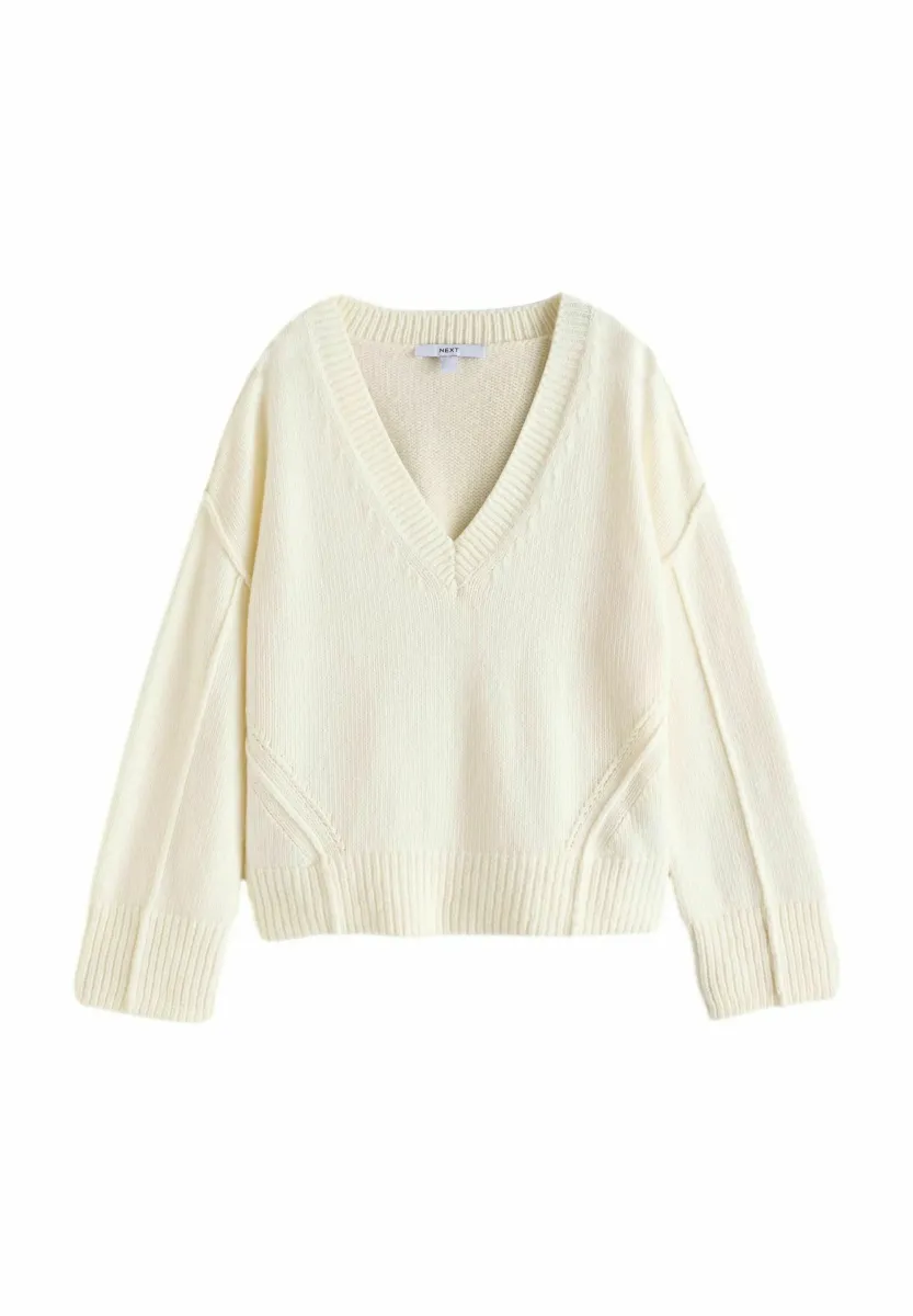 Strickpullover - white ecru
