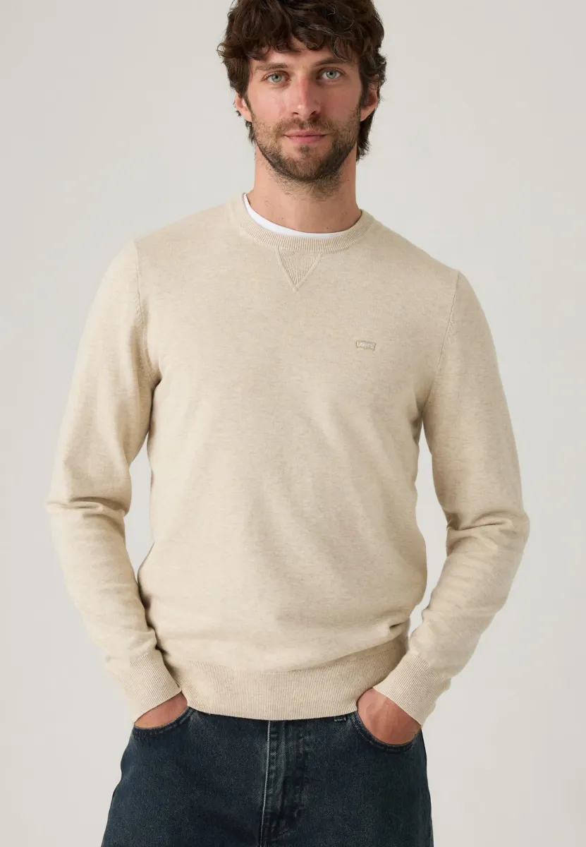 Strickpullover - white peppercorn heather