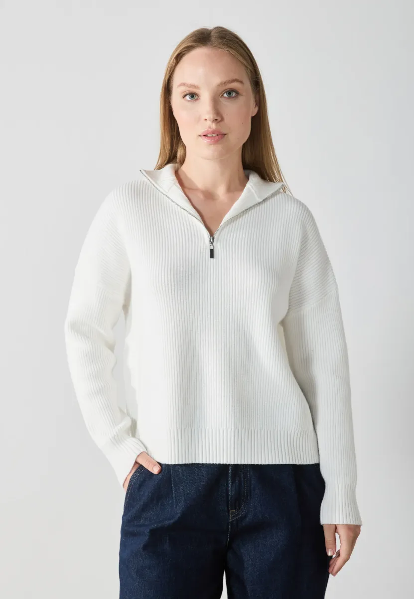 Strickpullover - white