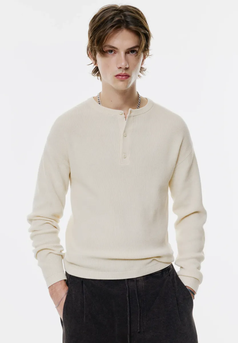 Strickpullover - white