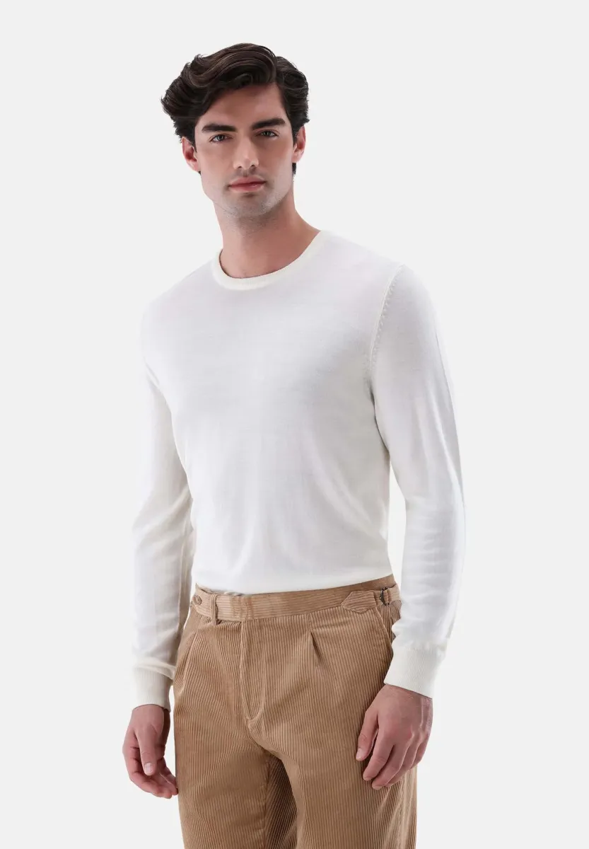 Strickpullover - white