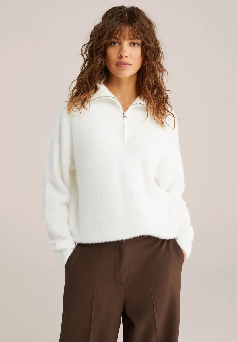 Strickpullover - white