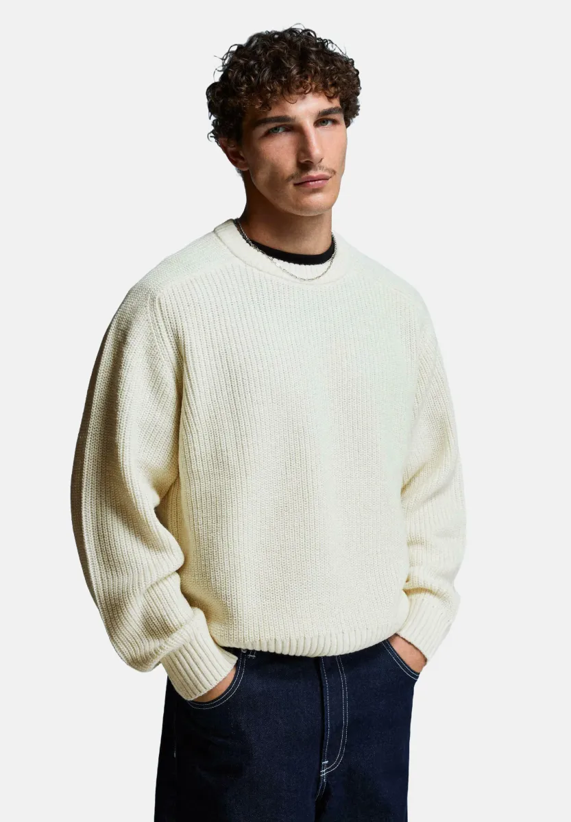 Strickpullover - white