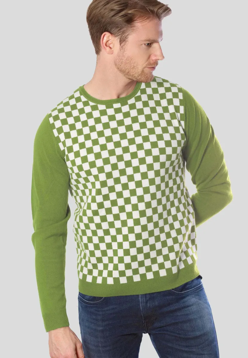 Strickpullover - yellow green