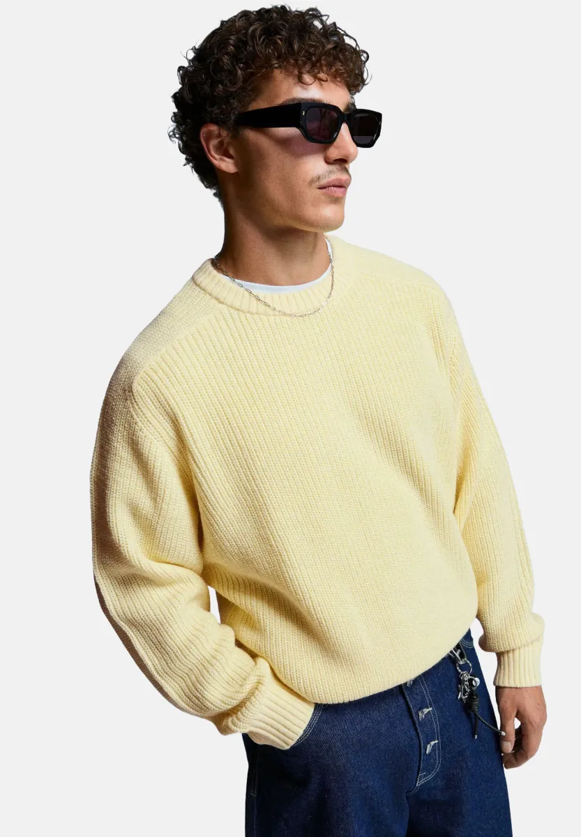 Strickpullover - yellow