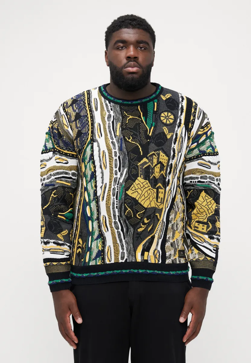 Strickpullover - yellow/green