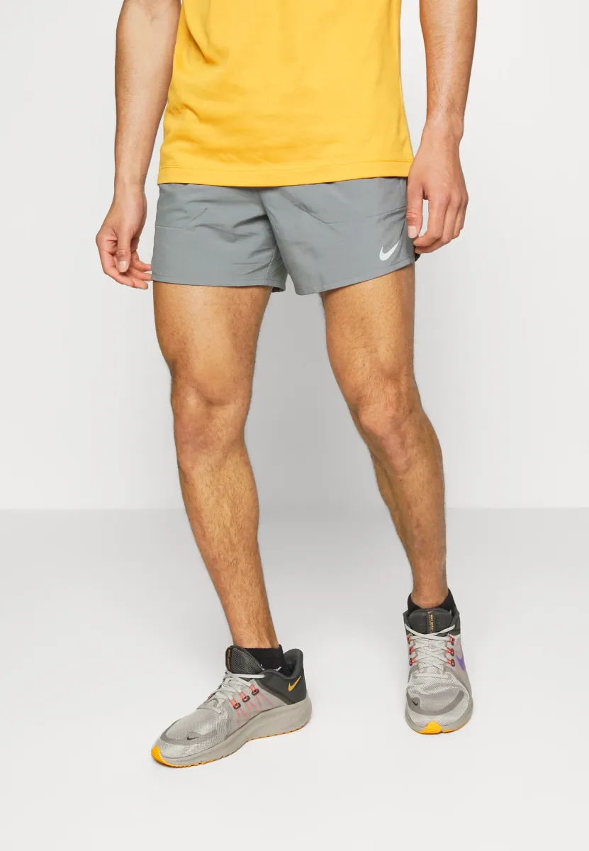 STRIDE - Kurze Sporthose - smoke grey/black/silver