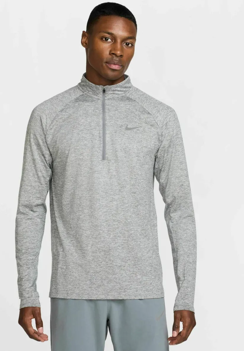 STRIDE MIDLAYER - Langarmshirt - smoke grey heather