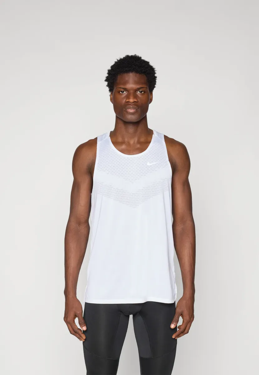 STRIDE TANK - Top - white/reflective silver