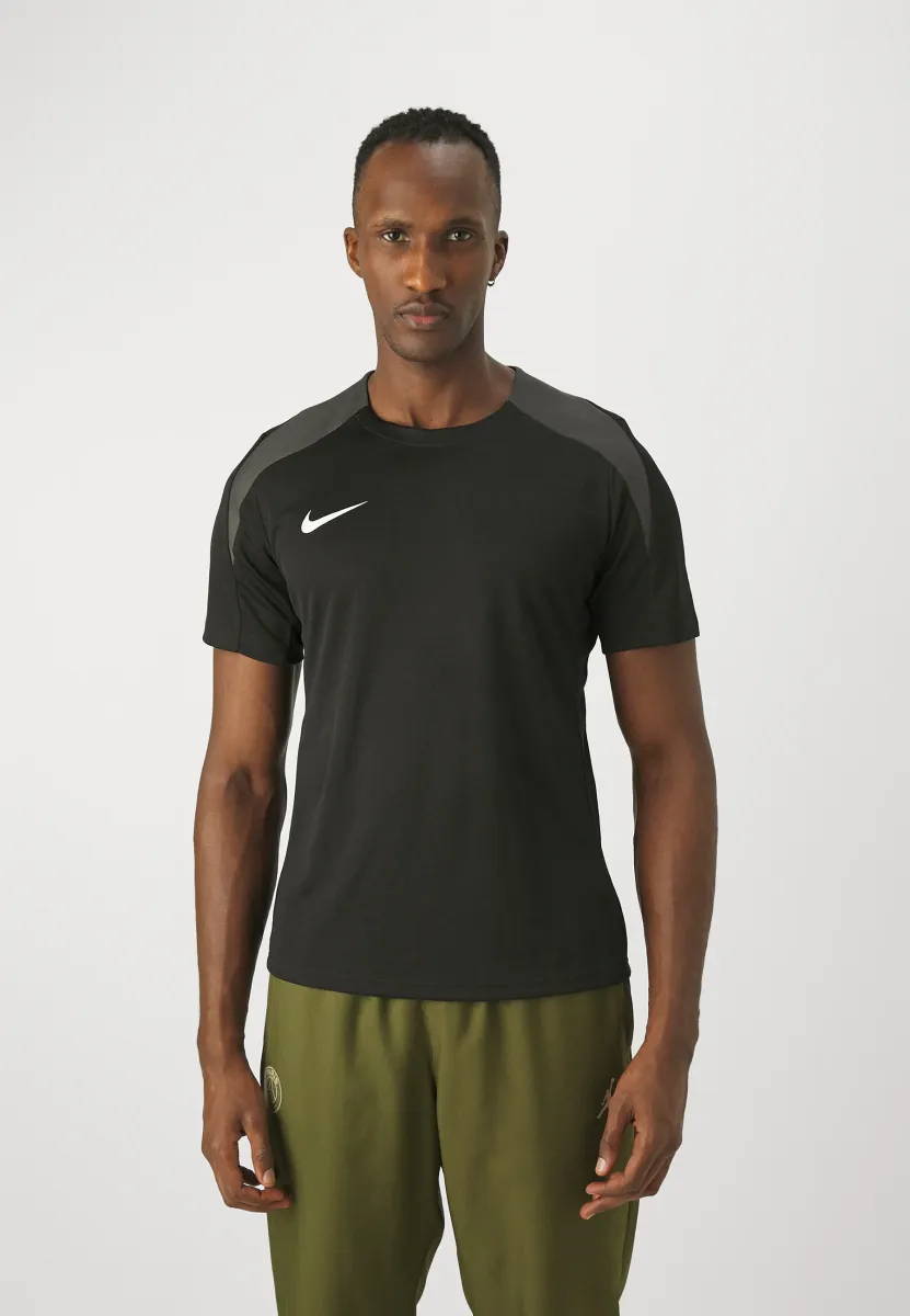 STRIKE TOP - Sport T-Shirt - black/anthracite/white