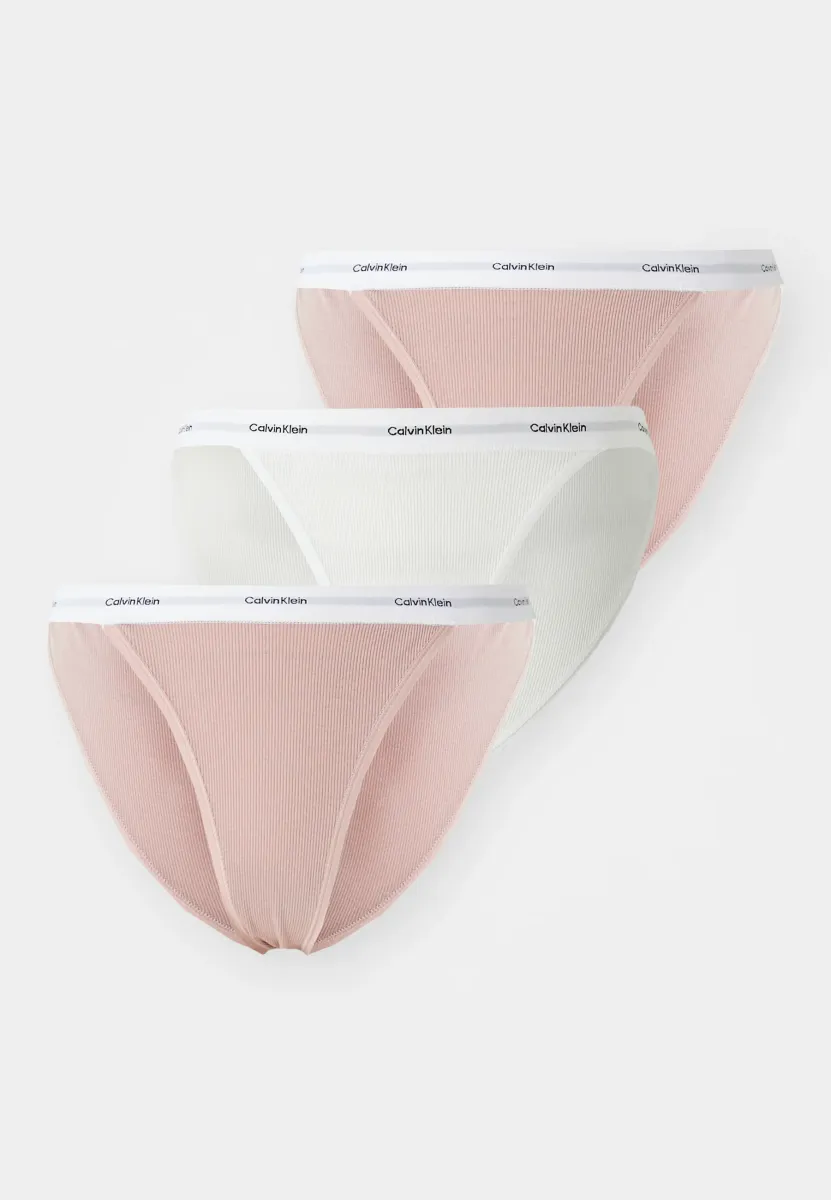 STRING BIKINI 3 PACK  - Slip - subdued/white