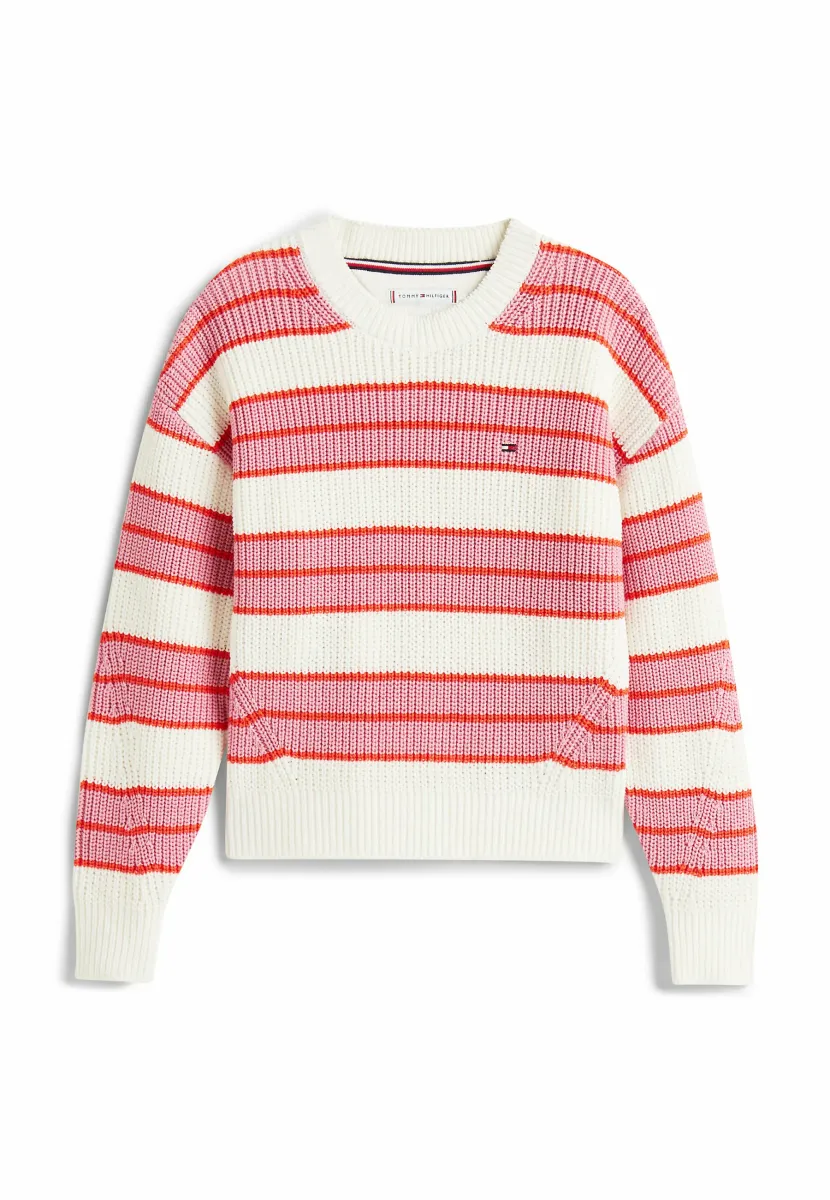 STRIPE CHENILLE SWEATER - Strickpullover - mystic pink stripes