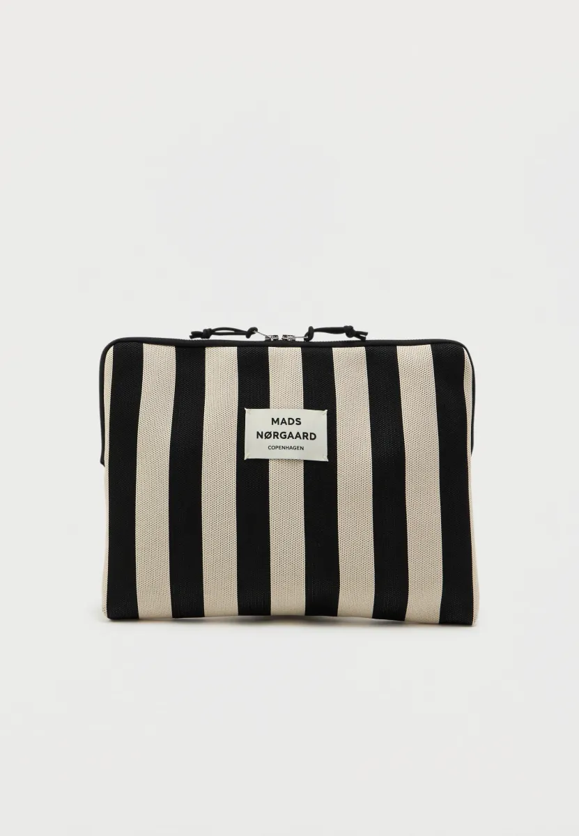 STRIPE COMPUTER SLEEVE  - Notebooktasche - black