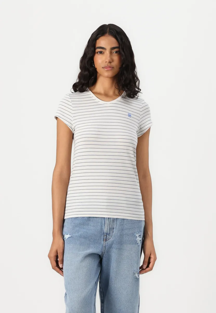 STRIPE EYBEN SLIM - T-Shirt print - plein air highlight